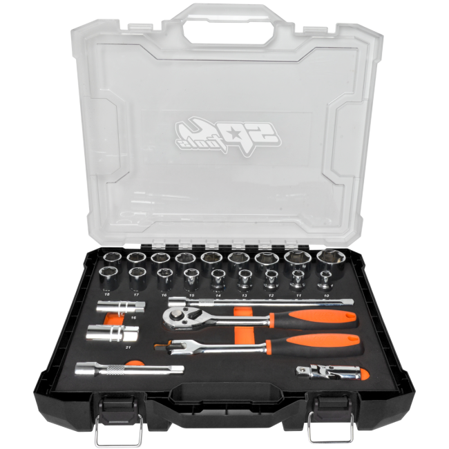 SP Tools 1/2"Dr 25PC Metric Socket Set SP20314