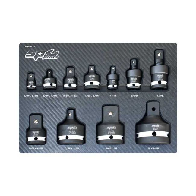 SP Tools 11PC Impact Adapter & Universal Joint Set SP20974