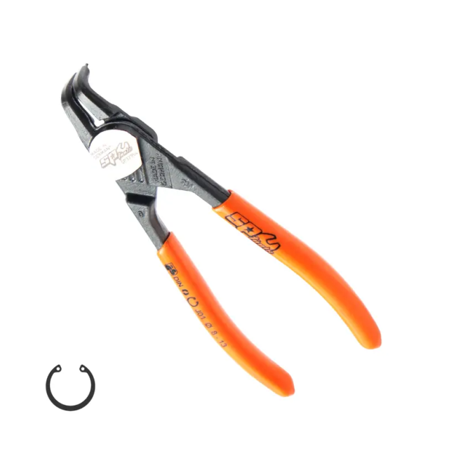SP Tools 135MM Internal Bent Circlip Pliers SP32354