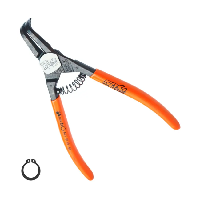 SP Tools 160MM External Bent Circlip Pliers SP32373