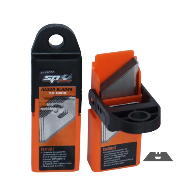 SP Tools 50PC Replacement Utility Blades Suits SP38051 SP38050