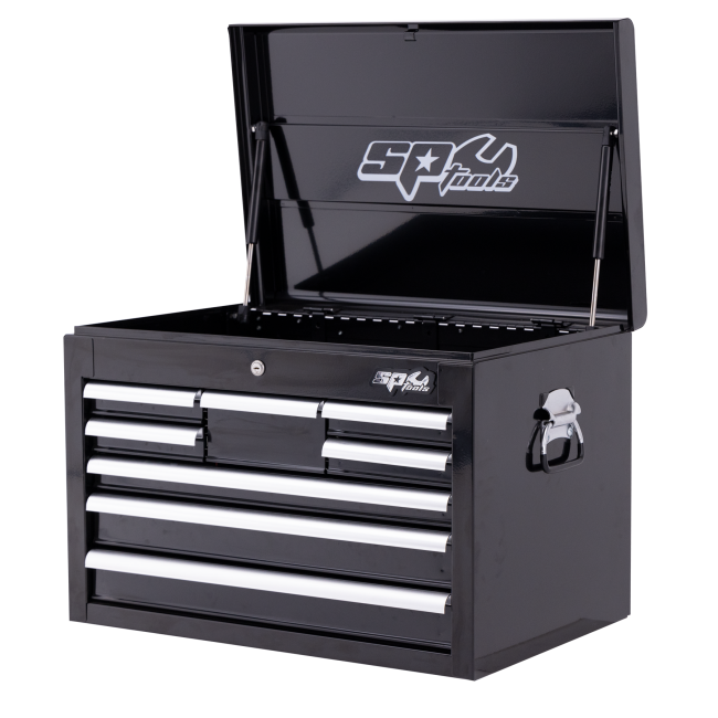 SP Tools 8 Drawer Custom Black Tool Box SP40103