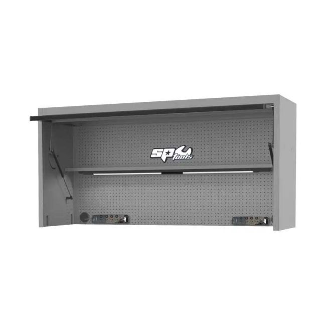 SP Tools 73" USA Sumo Series Power Top Hutch Matte Grey SP44830GY