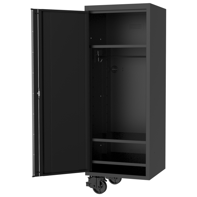 SP Tools Locker Side Usa5972 3 Shelf + Hanger Black/Chrome SP44885
