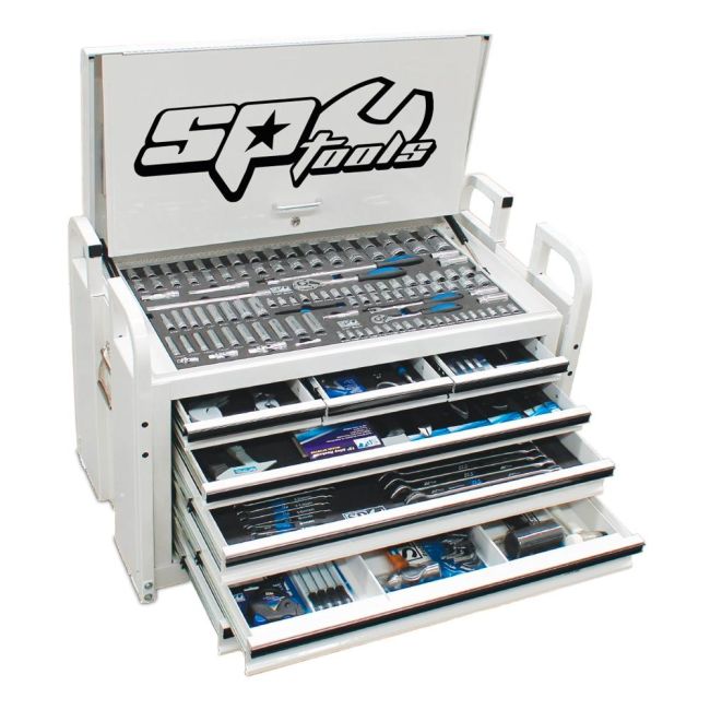 SP Tools 250Pc Metric/Sae Field Service Tool Kit White SP50118W
