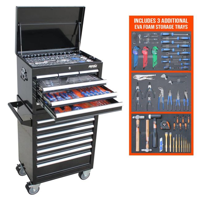SP Tools 293Pc Metric/Sae Custom Series Tool Kit SP50125X