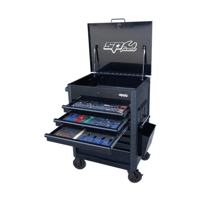 SP Tools 200PC Metric/SAE Sumo Series Service Cart Tool Kit - Black SP50835BK