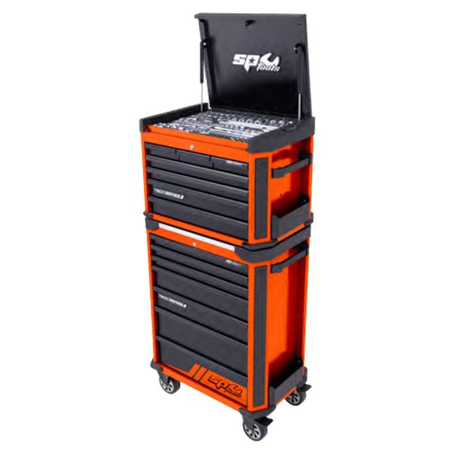 SP Tools 336PC Tech Series Tool Kit Metric & SAE - Black & Orange SP52268DOR