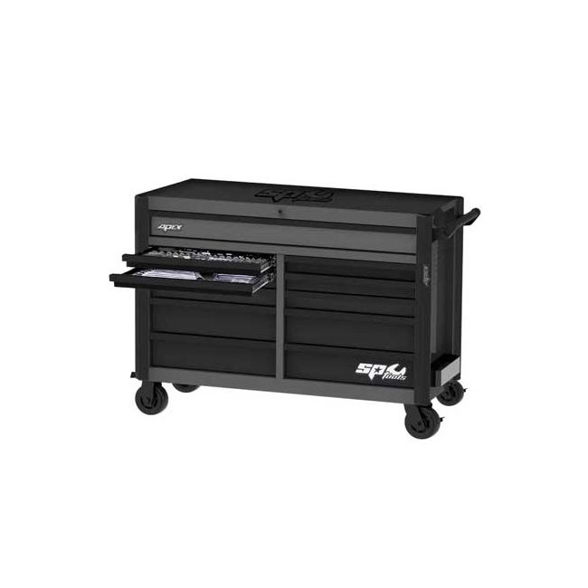 SP Tools 345PC 58" Apex Series Roll Cab Tool Kit Metric & SAE - Grey/Black SP53110GY