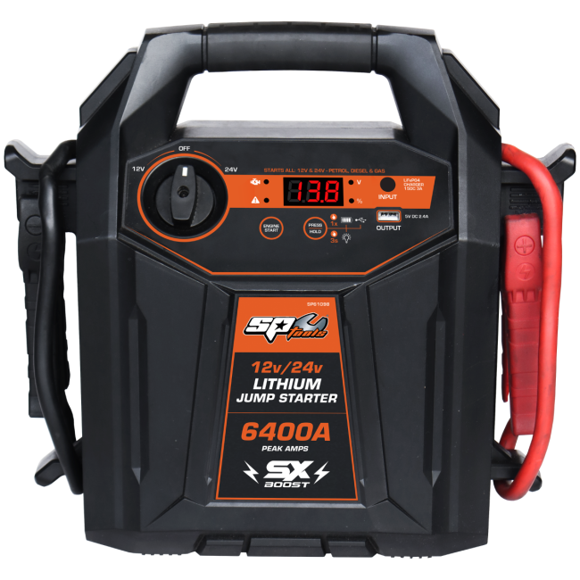 SP Tools 12/24V 6400A Commercial Jump Starter SP61098