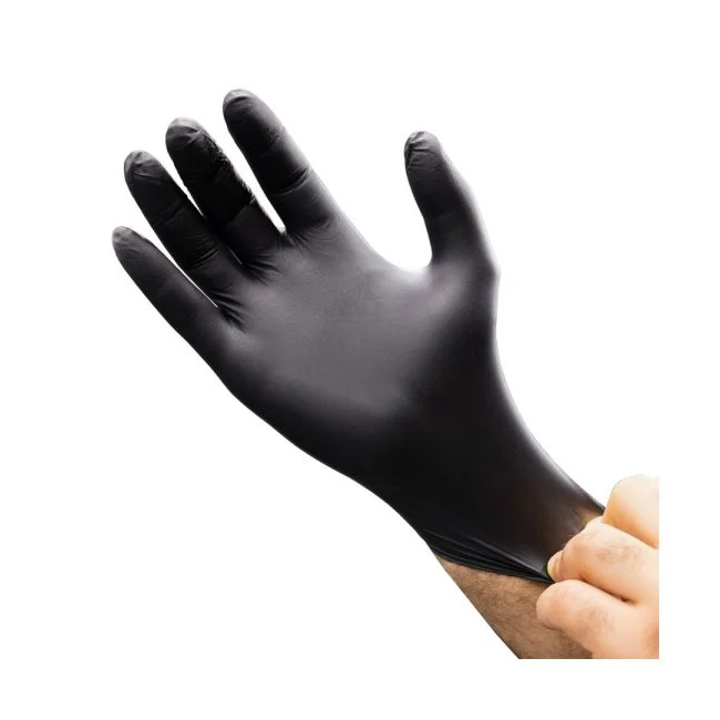 SP Tools X-Large Black Disposable Nitrile Workshop Gloves 100 Box SP68804