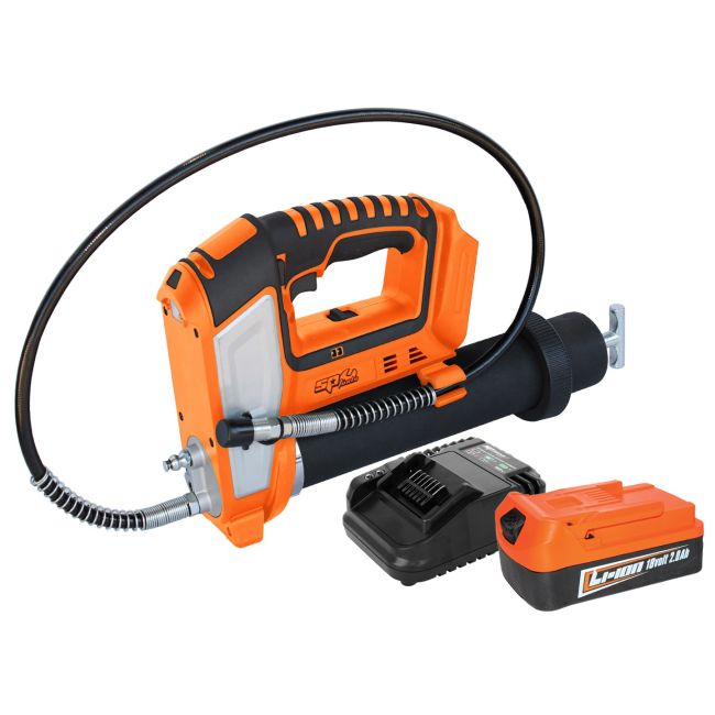 SP Tools Grease Gun Kit 18V Industrial Cordless 10,000Psi SP81523