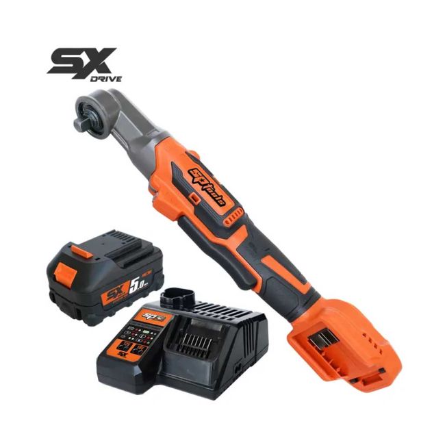 SP Tools 18V 1/2" 90° Impact Wrench SX Drive Combo Kit SP83122