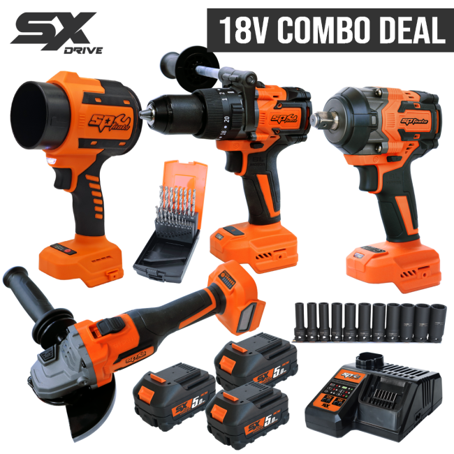 SP Tools 18V Cordless Multi-Trade Combo Kit SP83188
