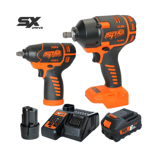 SP Tools 2PC 12V/18V Cordless Impact Wrench Kit SP83191