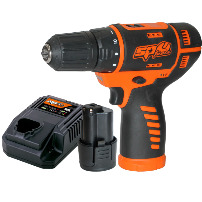 SP Tools 12V 2.5Ah 10Mm 2 Speed Drill Driver SP83213