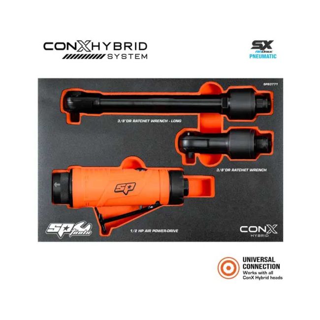 SP Tools ConX Hybrid Fastener Air System Kit SP83771