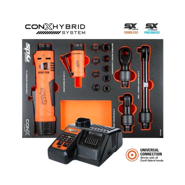 SP Tools 12V ConX Hybrid Fastener Master System Kit SP83783