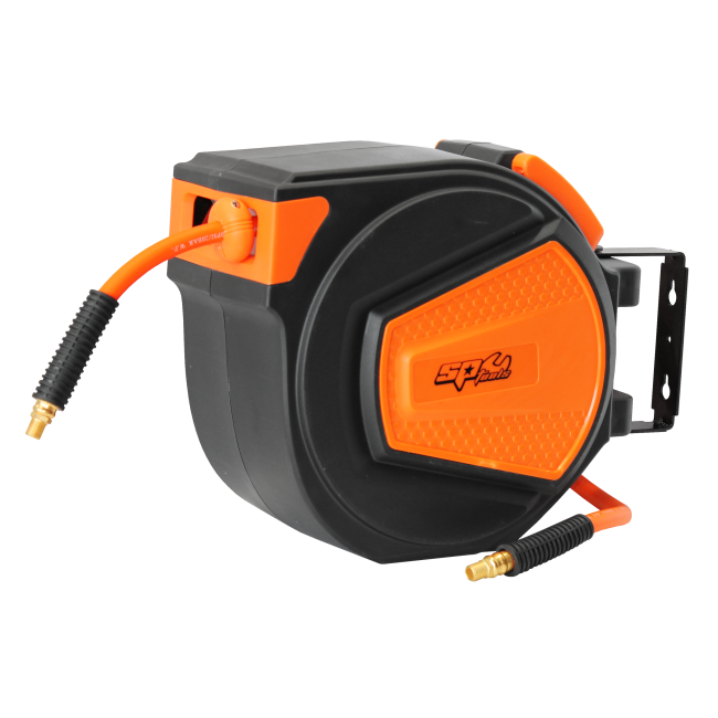 SP Tools 15M Retractable Air Hose Reel Wall Mounted SPHR15
