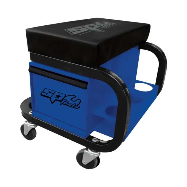 SP Tools 1 Drawer Workshop Seat - Blue SPR-18BL
