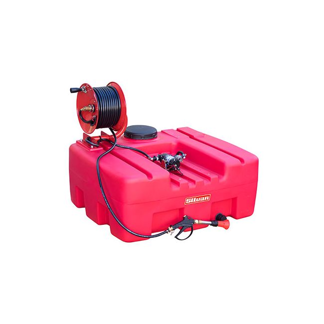 SILVAN 300L SMOOTHFLO SQUATPAK SPRAYER WITH 30M ECO HOSE REEL SQ300-S7-1