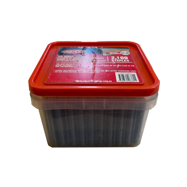 Airco 33x3.15MM Galfan Fence Staples 2700 Pack SR33322