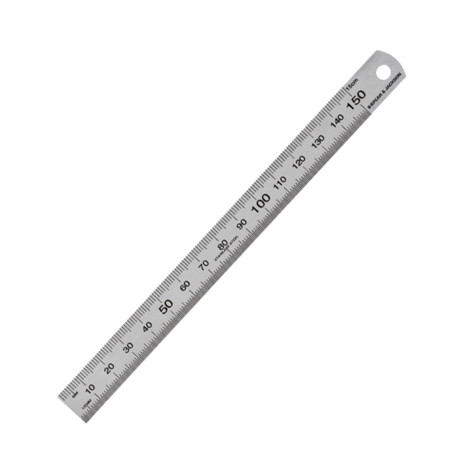 Spear & Jackson Rule Stainless Steel 150MM SJ-SSR150