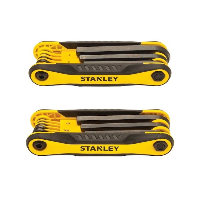 Stanley Folding Metric & SAE Hex Keys 2 Pack STHT71839