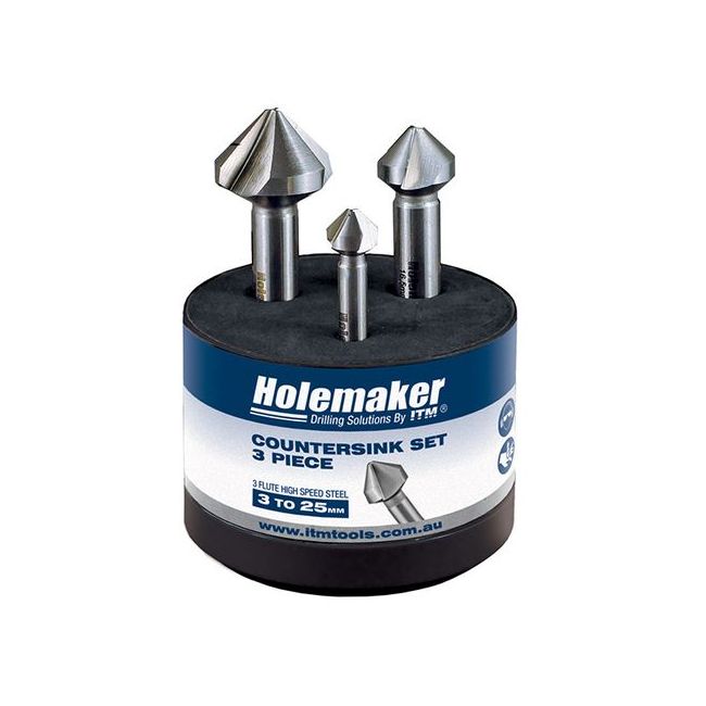 Holemaker Countersink Set 3 Piece STSET-03
