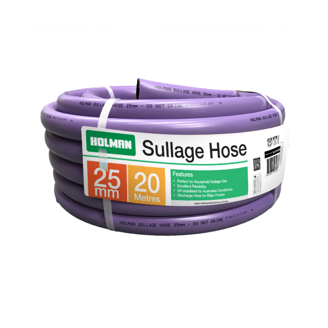 Holman 25mm 20m Sullage Hose SUH2520