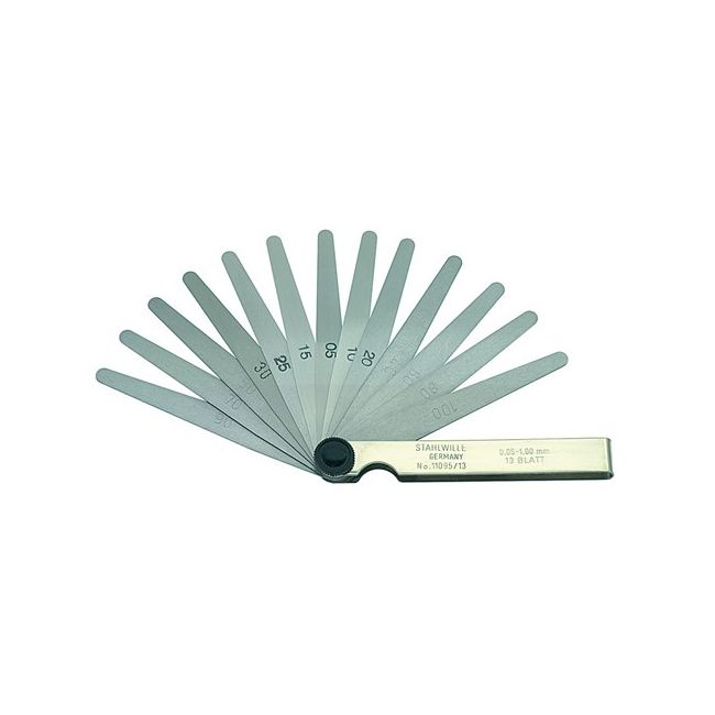 STAHLWILLE 13 BLADE PRECISION FEELER GAUGE (0.05 - 1MM) SW11095/13