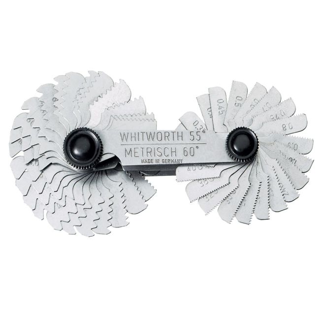 Stahlwille 0.25-6mm Metric/Whitworth Screw Pitch Gauge SW12665 52