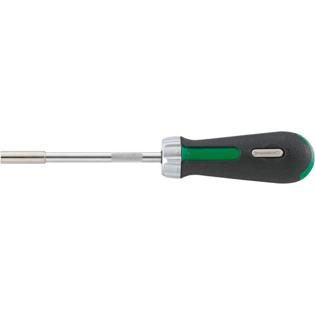 Stahlwille 1/4" Magnetic Ratcheting Screwdriver Bit Holder 6.3mm Hex SW4008-1