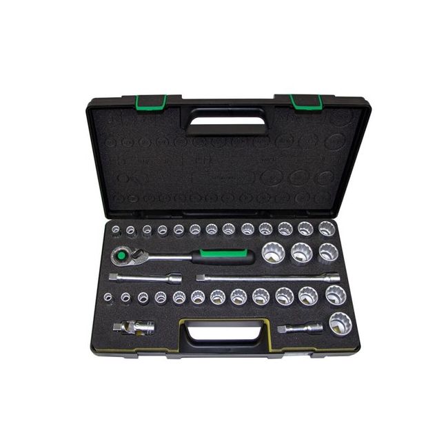 STAHLWILLE 34PC 1/2" DR SOCKET & ACCESSORY SET TOOL SET SWTCS50/50A/29/5 KN