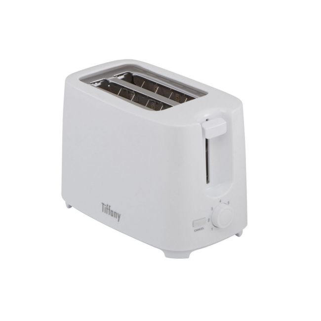 Tiffany 2 Slice White Toaster T2SL