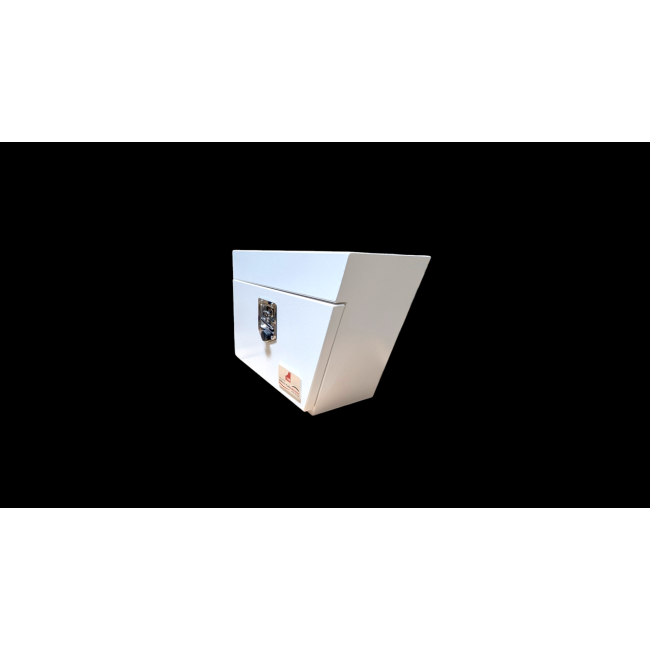 Millers Falls Steel Underbody Tool Box Right Side White TBTS65R-w