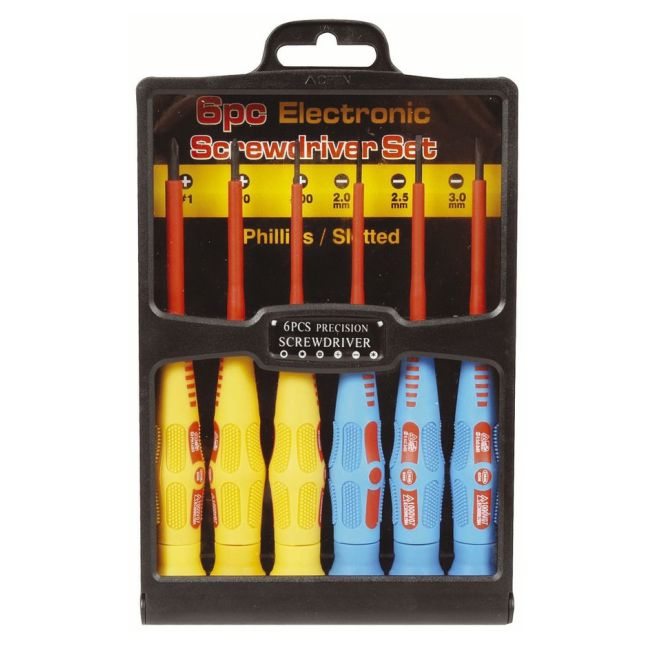 Screwdriver Set 6 Piece Precision Insulated TD2026