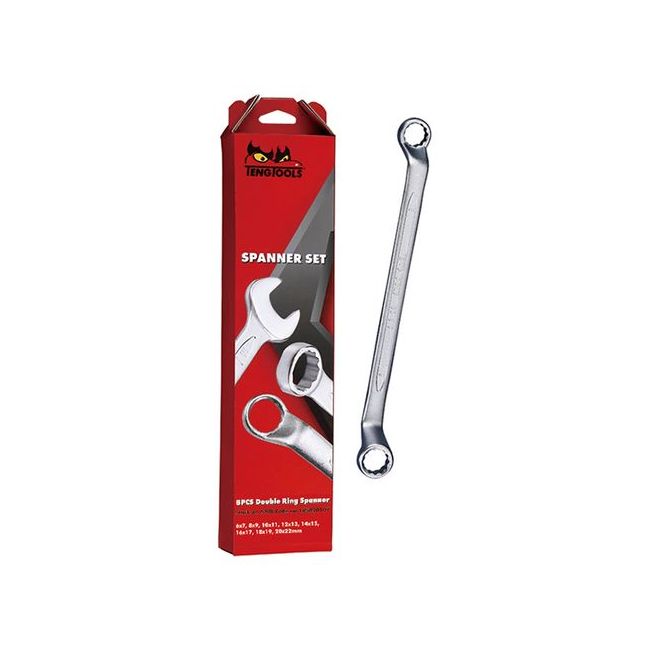 Teng 8PC Metric Double Ring Spanner Set TE-6308