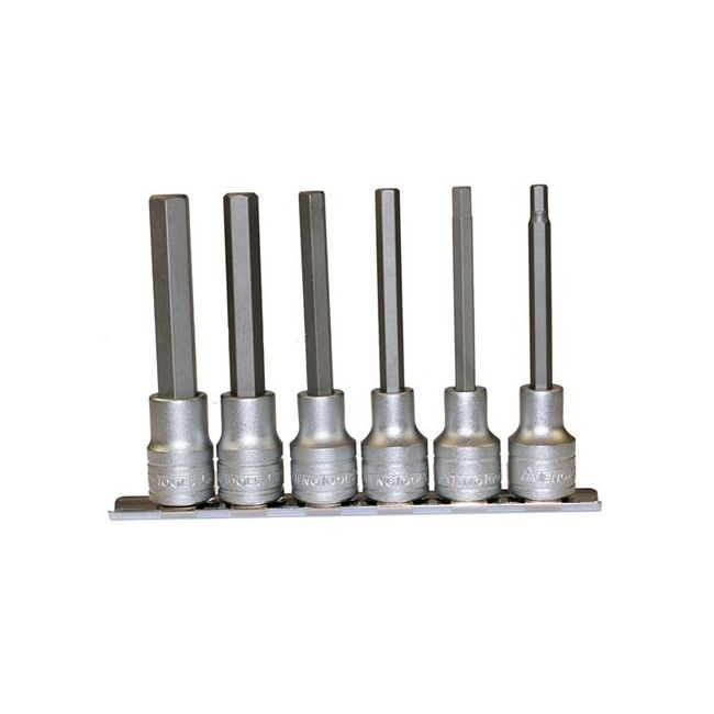 Teng 6PC 1/2" Drive 5-12MM Long Hex Bit Socket Set TE-M1211