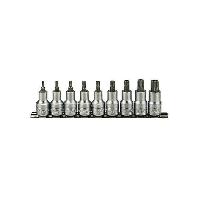 Teng 9PC 1/2" Drive TX20-TX60 Bit Socket Set TE-M1213TX