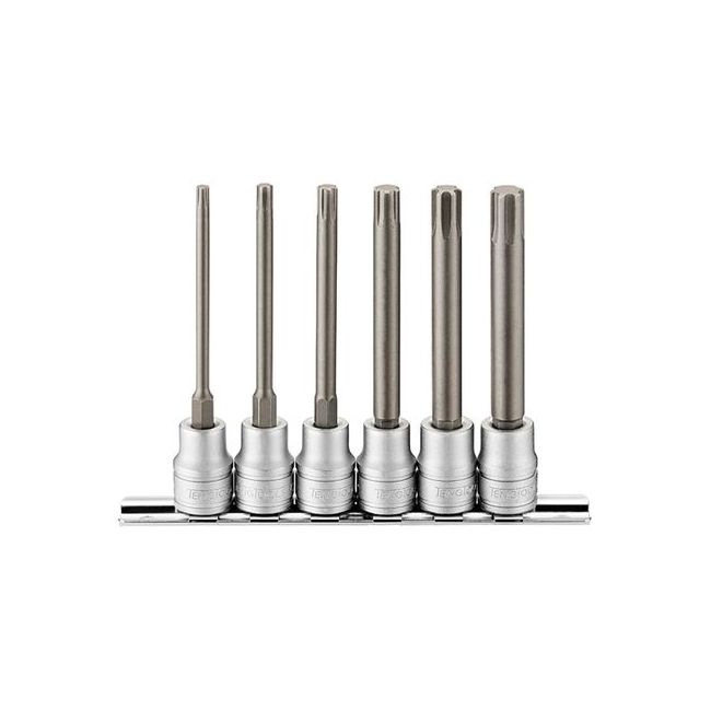 Teng 6PC 3/8" Drive M4-M10 Long Ribe Bit Socket Set TE-M3806