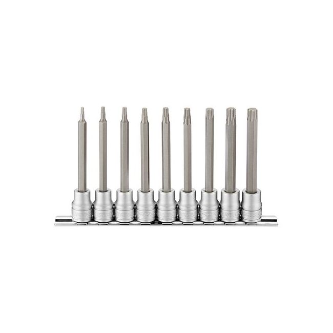 Teng 9PC 3/8" Drive TX10-TX50 Long TX Bit Socket Set TE-M3809TX