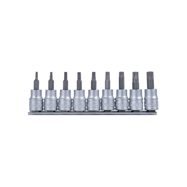 Teng 9PC 3/8" Drive TX10-TX50 Bit Socket Set TE-M3813TX