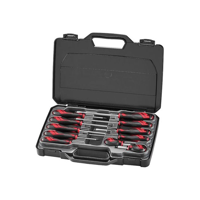 Teng 11PC Flat Phillips & Pozi Screwdriver Set TE-MD911N