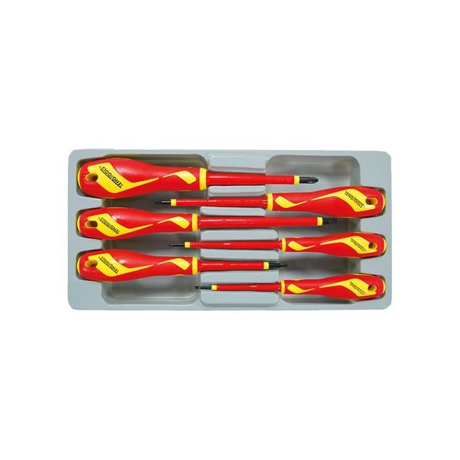 Teng 6PC 1000V VDE Flat & Phillips Insulated Screwdriver Set TE-MDV906N