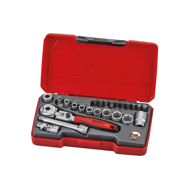 TENG 24PCE 1/4" DR Mini Metric Socket Set TE-T1424S