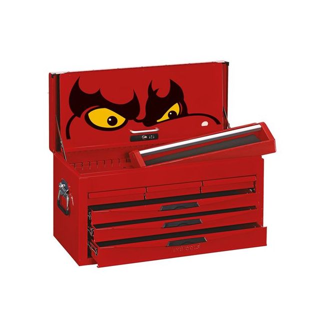 Teng 183PC 26" 6 Drawer Chest Metric Tool Kit W/EVA Trays Red TE-TC183NF