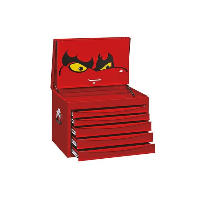 Teng 26" Std Full Depth Top Box 5 Drawers Red TE-TC805SV