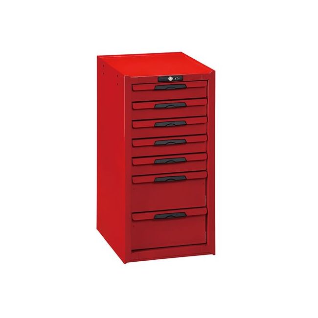 Teng Pro Side Cabinet 7 Drawers Red TE-TCW-CAB01