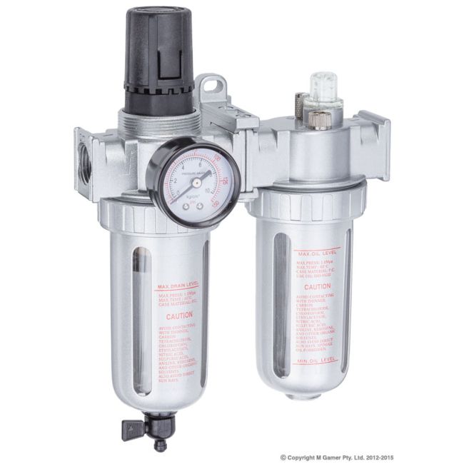 Geiger Control Unit 1/2" Filter Regulator & Lubricator THBFLR804